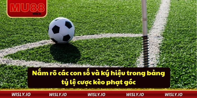 Kèo Phạt Góc - Hình Thức Cá Cược Đáng Tin Cậy Và Dễ Tham Gia Nắm rõ các con số và ký hiệu trong bảng tỷ lệ cược kèo phạt góc